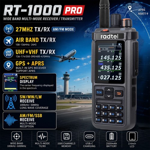 Radtel 1000 pro multi - radtel, rt-1000
