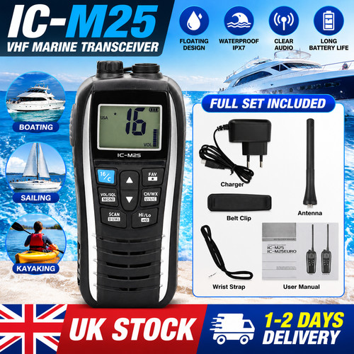 M25 vhf handheld - vhf,